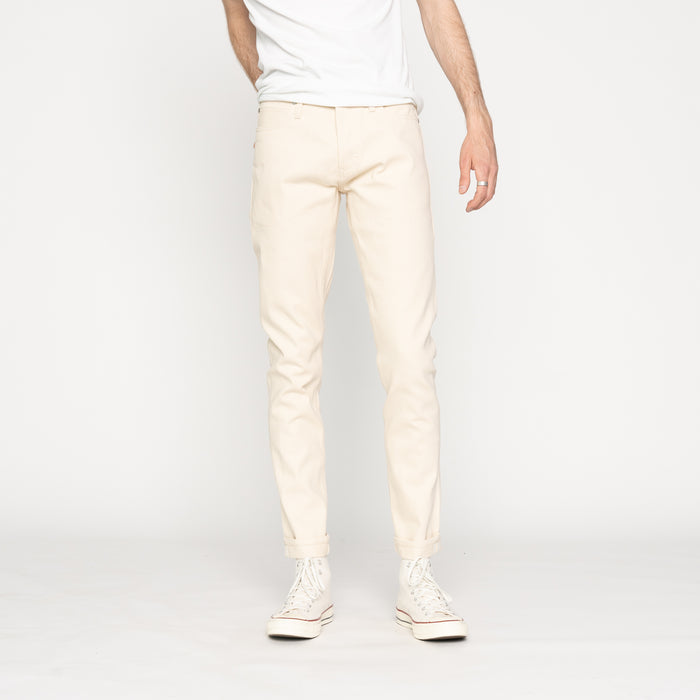 UB497 Tight Fit - Ecru With Seed Selvedge | The Unbranded Brand