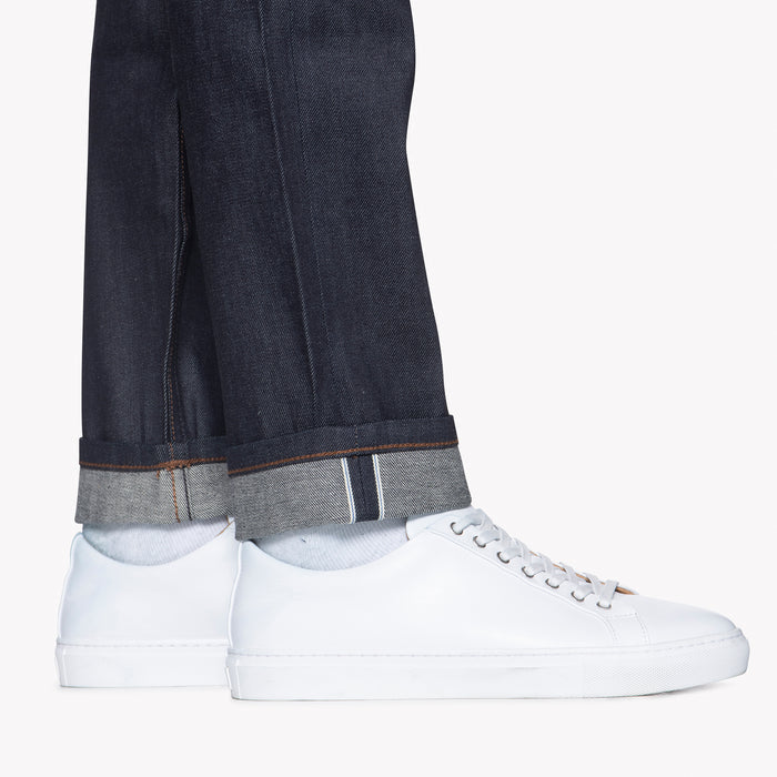 UB622 Relaxed Tapered Fit 11oz Indigo Stretch Selvedge Denim | The Unbranded Brand