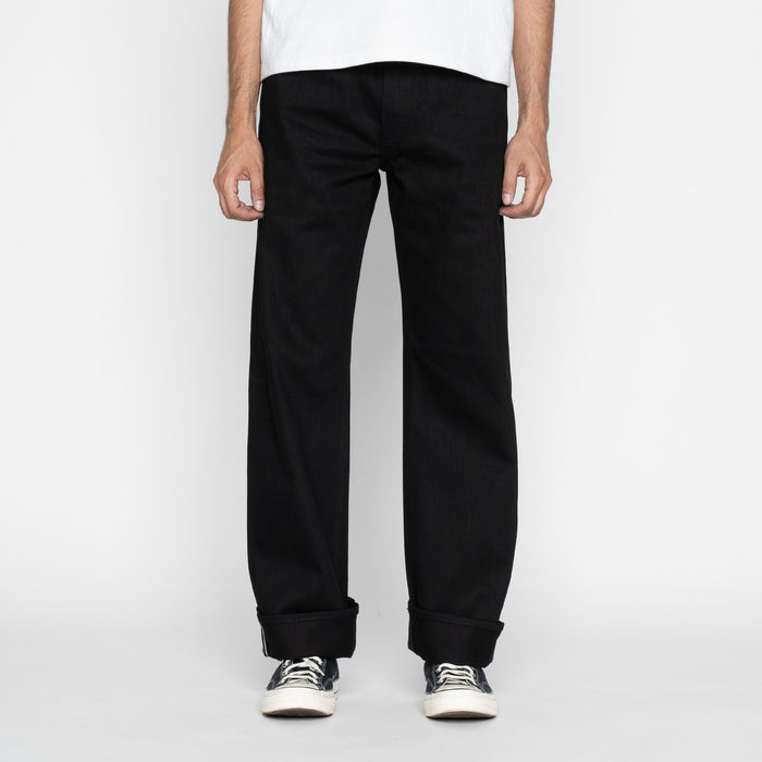 UB748 Wide - 14.5oz. Slubby Black Selvedge
