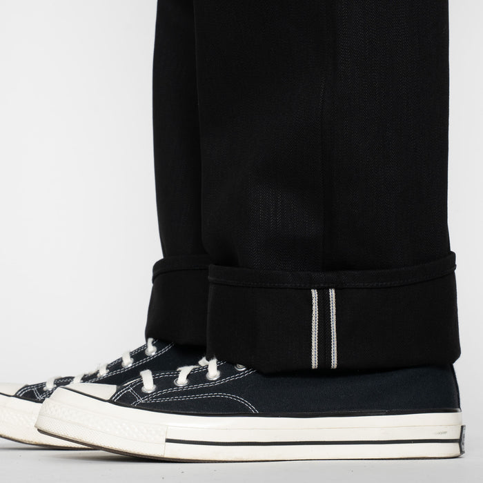 UB748 Wide - 14.5oz. Slubby Black Selvedge