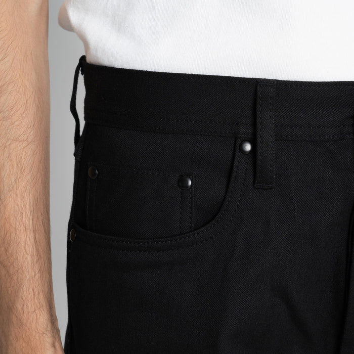 UB844 Relaxed Straight Fit - 11oz Black Stretch Selvedge