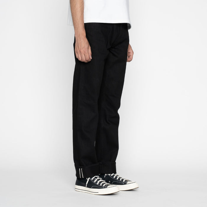 UB848 Relaxed Straight  - 14.5oz. Slubby Black Selvedge