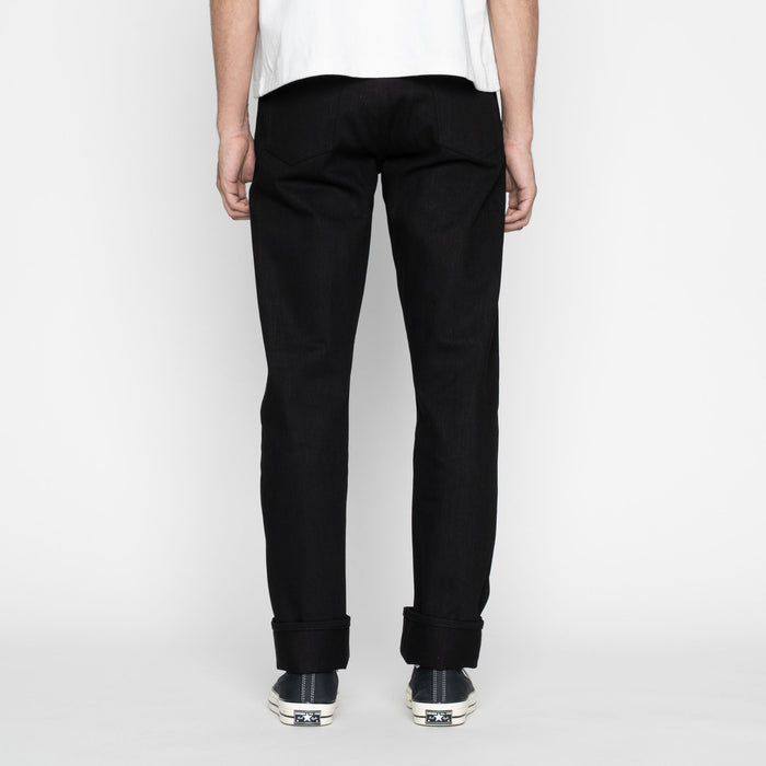 UB848 Relaxed Straight  - 14.5oz. Slubby Black Selvedge