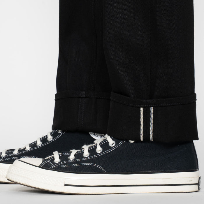 UB848 Relaxed Straight  - 14.5oz. Slubby Black Selvedge