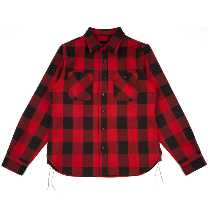 UBS432 Work Shirt - Ultra Heavyweight Flannel Red