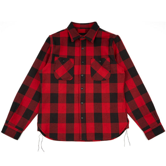 UBS432 Work Shirt - Ultra Heavyweight Flannel Red