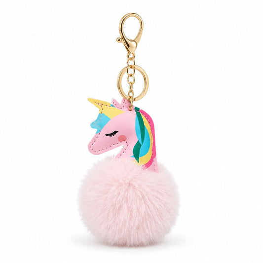 Unicorn Puff Bag Charm