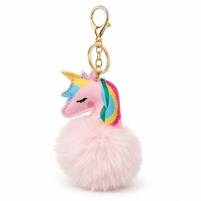 Unicorn Puff Bag Charm