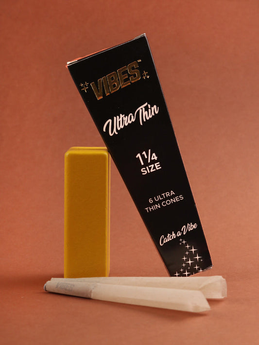 Vibes Pre-Rolled Cones 1 1/4  6 Pcs | Ultra Thin-Image 1