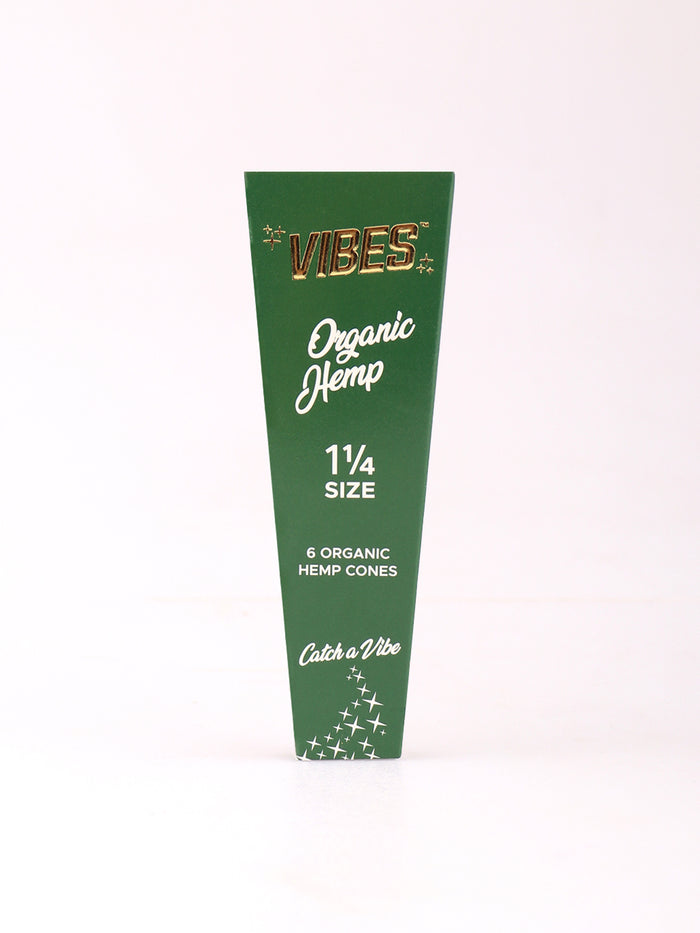Vibes Pre-Rolled Cones 1 1/4  6 Pcs | Organic Hemp-Image 2