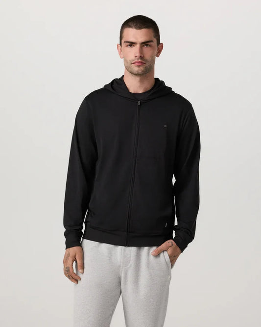 Vuori - Ponto Full-Zip Hoodie Black
