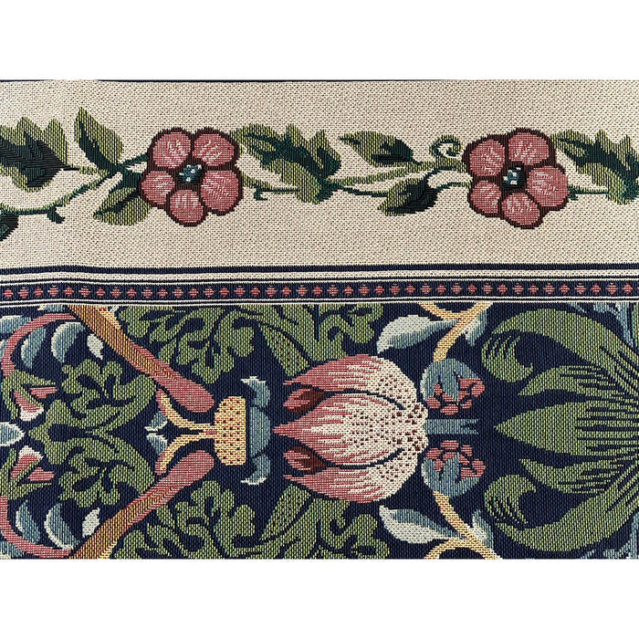William Morris Strawberry Thief Blue - Wall Hanging 112cm x 140cm (70 rod)