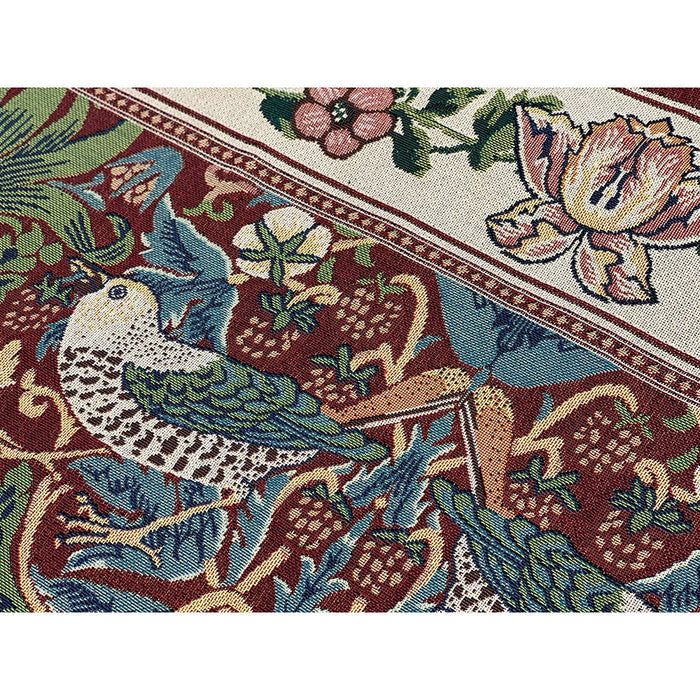 William Morris Strawberry Thief Red - Wall Hanging 110cm x 139cm (70 rod)