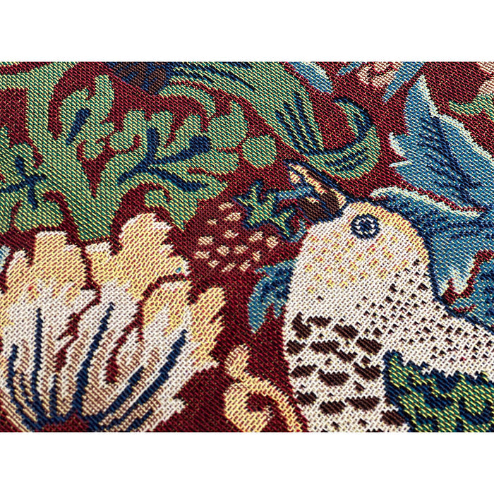 William Morris Strawberry Thief Red - Wall Hanging 110cm x 139cm (70 rod)