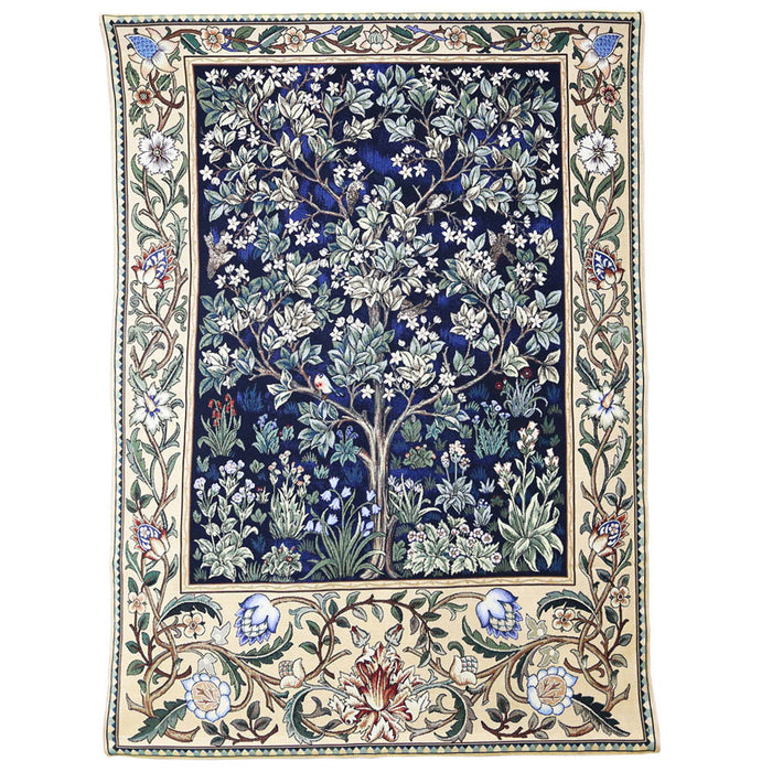 William Morris Tree of Life Blue - Wall Hanging in 3 sizes