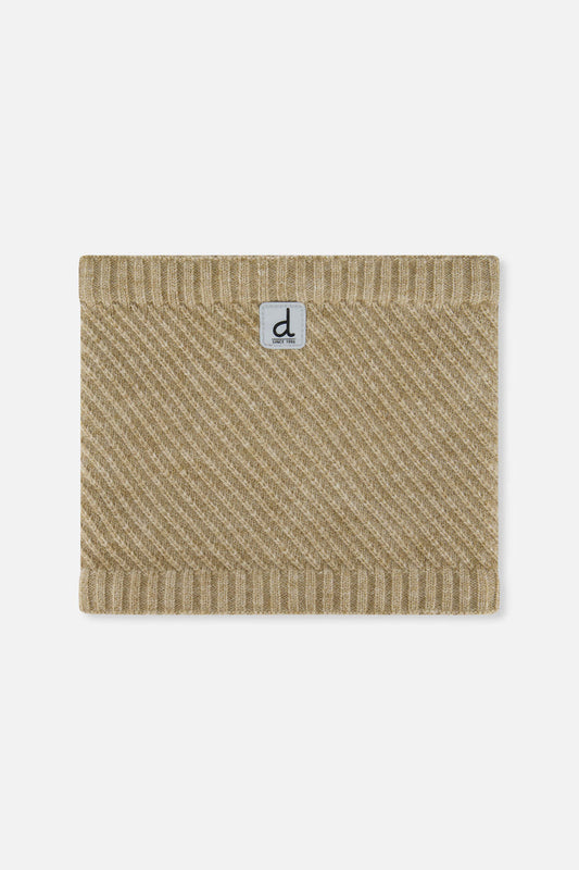 Winter Knit Neckwarmer Taupe-0