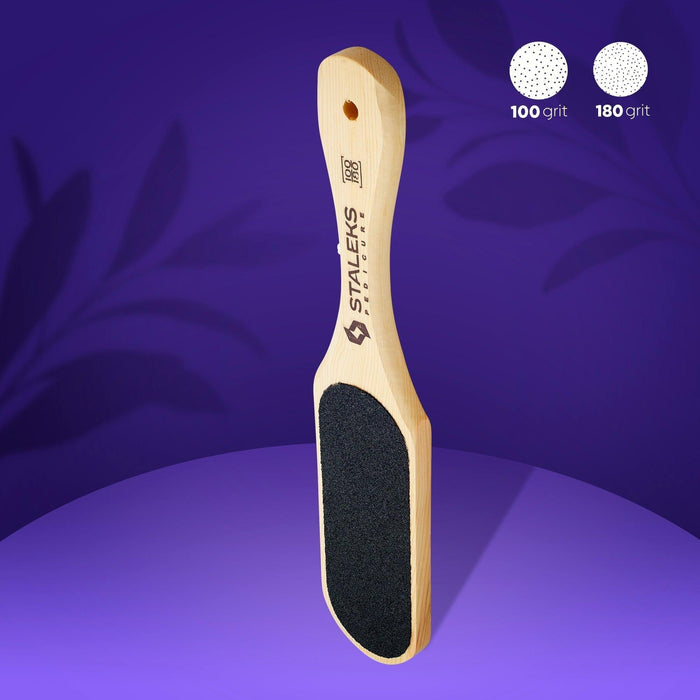 Wooden foot file - BEAUTY & CARE 10 TYPE 1 - 100/180 grit-Abrasives-STALEKS PRO-Gel Essentialz