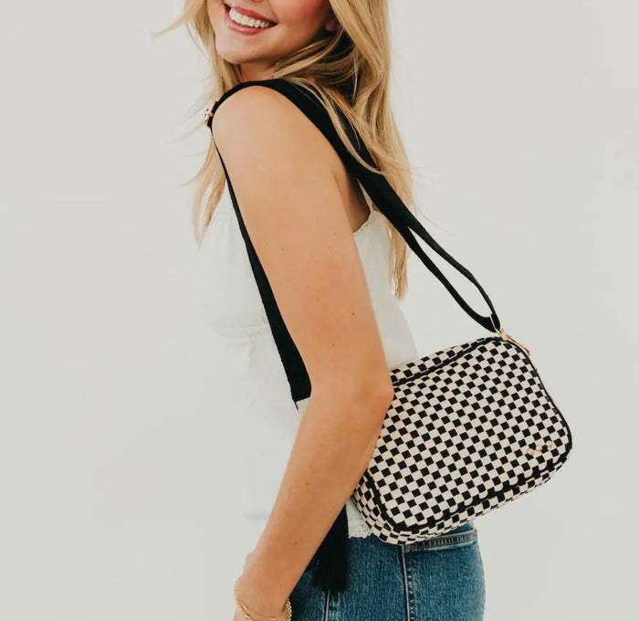 Woven Crossbody Bag