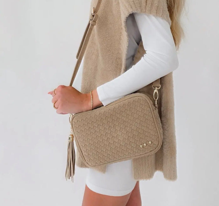 Woven Crossbody Bag
