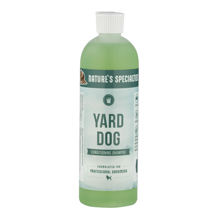 16 oz bottle of Nature's Specialties Yard Dog® gentle shampoo for dogs & cats.