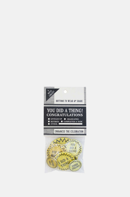 The Regional Assembly of Text You Did A Thing Pack of Buttons.